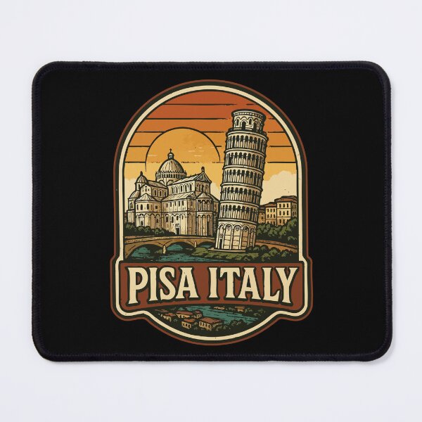 Item preview, Pisa Italy Retro Vintage Travel designed and sold by TomFrontierArt.