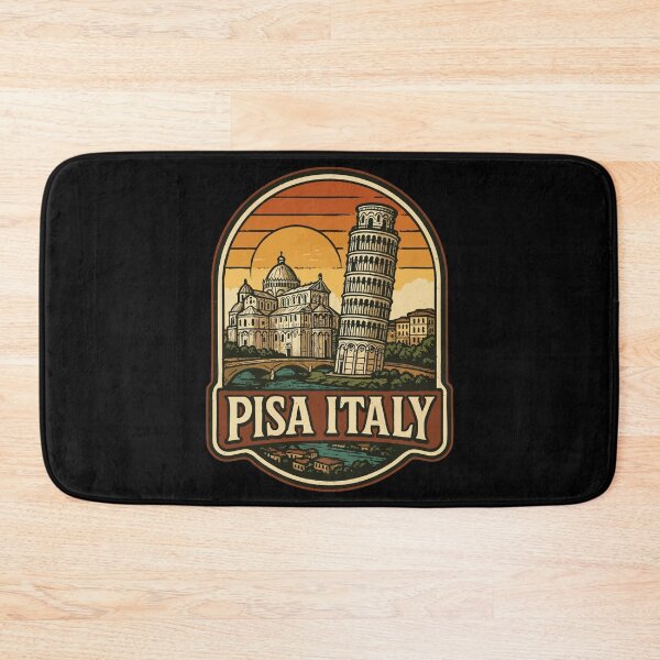Item preview, Pisa Italy Retro Vintage Travel designed and sold by TomFrontierArt.