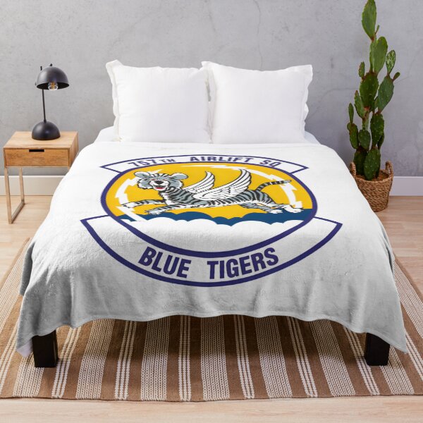 Item preview, 757th Airlift Squadron Blue Tigers Winged Tiger Emblem designed and sold by CharlieDesings.