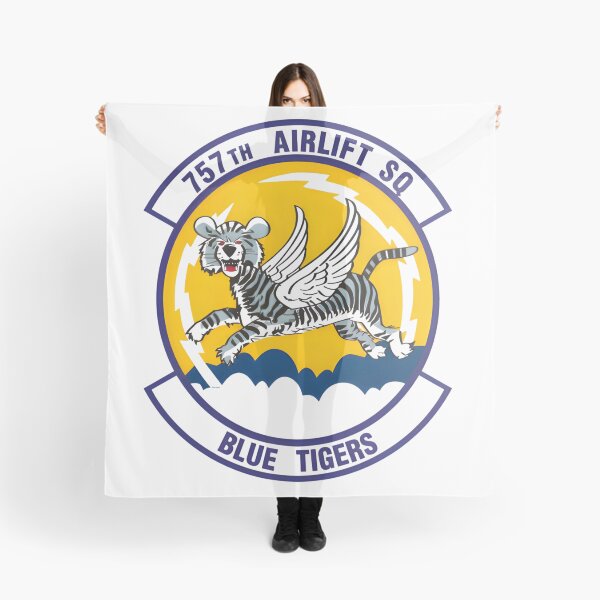 Item preview, 757th Airlift Squadron Blue Tigers Winged Tiger Emblem designed and sold by CharlieDesings.