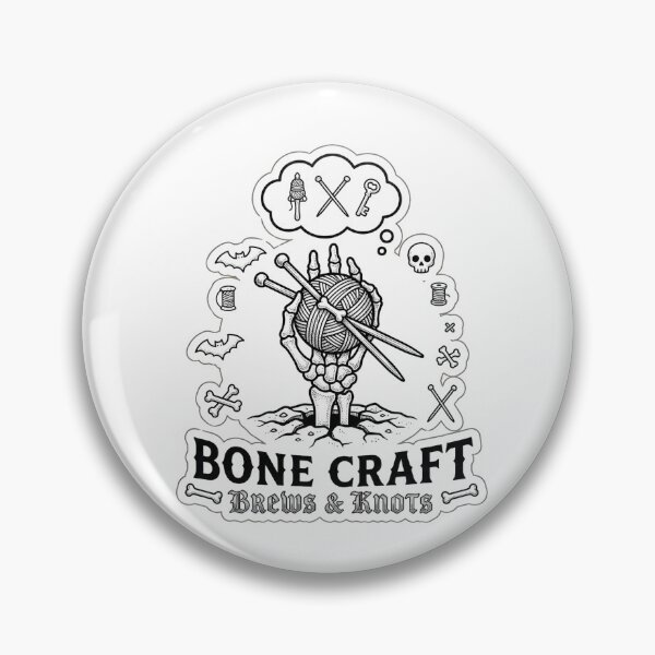 Item preview, Gothic Skeleton Hand Knitting Yarn Art designed and sold by Kvarny.