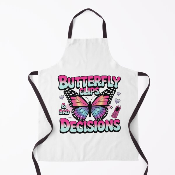 Item preview, Butterfly Clips & Bad Decisions – Y2K Glam Tee designed and sold by Ashley critters.