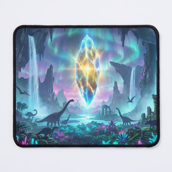 Item preview, Agartha Hollow Earth - Bioluminescent Underground World designed and sold by TheRichGallery.