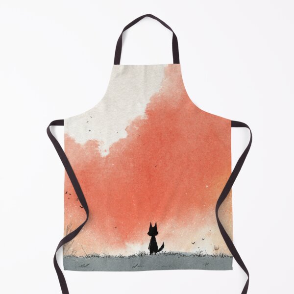 Item preview, Fox stands in front of sunset sky designed and sold by anytka.
