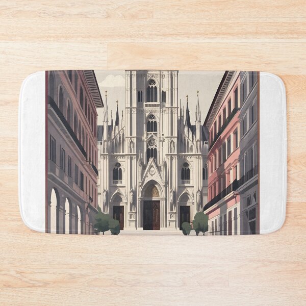 Item preview, Milan Duomo Vintage Fashion Italy Vintage Travel Poster Italy History  designed and sold by MapSoul.