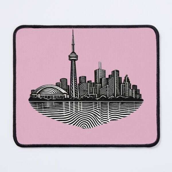 Item preview, Toronto Fingerprint Skyline | Modern City Print | Minimalist Urban Art | City Identity Wall Art | City Prints Series designed and sold by Dream Circuit .