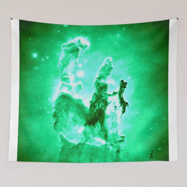 Item preview, Green Hubble Telescope Space Art : Pillars of Creation  designed and sold by 2sweetsDesign.