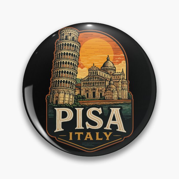 Item preview, Pisa Italy Vintage Travel designed and sold by TomFrontierArt.