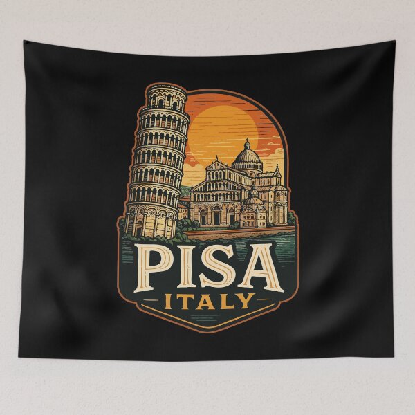Item preview, Pisa Italy Vintage Travel designed and sold by TomFrontierArt.