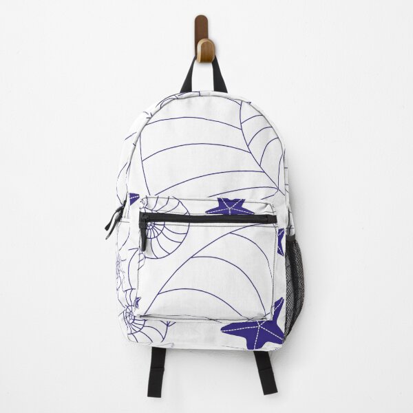 Item preview, Indigo Nautilus Shell Pattern – Coastal Ocean Minimalist Seashell & Starfish Aesthetic Design designed and sold by SurfaceLab.