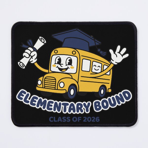 Item preview, Kindergarten Graduation School Bus - Retro Mascot Grad Art designed and sold by Mdozet.