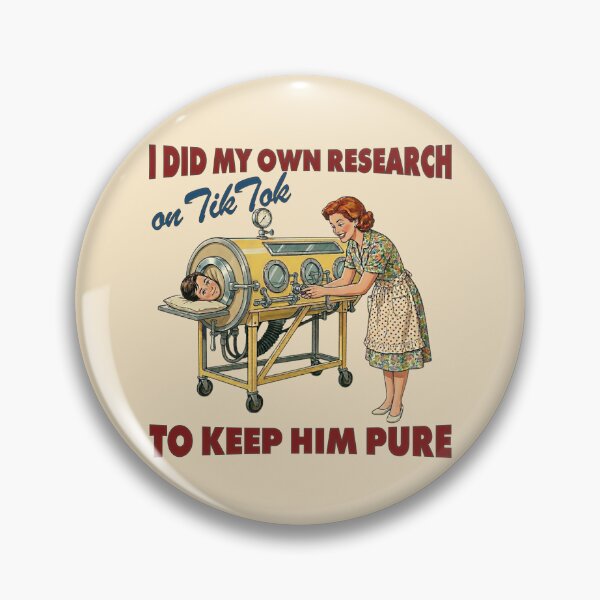 Item preview, I Did My Own Research | Vintage Iron Lung Sarcastic Pro-Science Design designed and sold by 3MillsDesign.