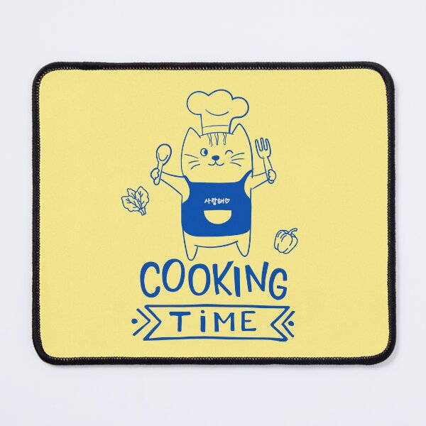 Item preview, Cute Chef Cat Cooking Time designed and sold by TheBeeKindSpace.