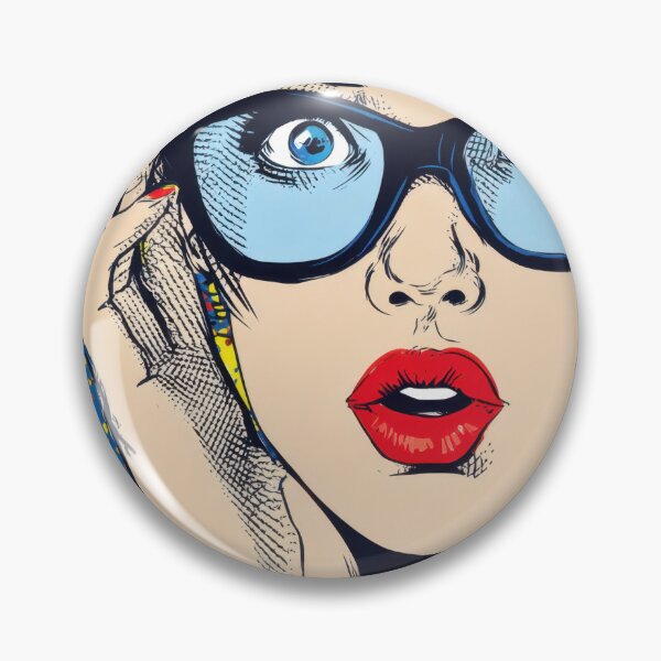 Item preview, Colorful surprised woman designed and sold by anytka.