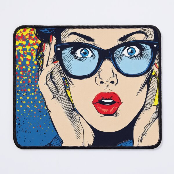 Item preview, Colorful surprised woman designed and sold by anytka.