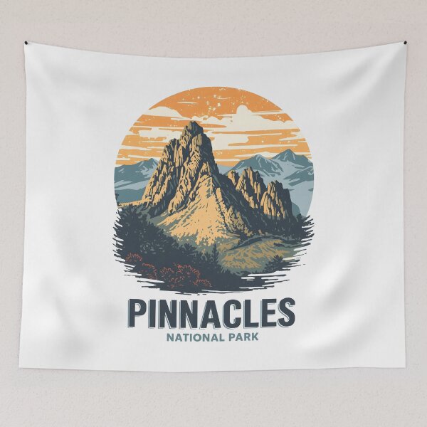Item preview, Pinnacles National Park - California designed and sold by GoodOldVintage.