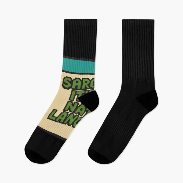 Item preview, Sarcasm It’s My Native Language – Retro Pixel Sarcastic Humor Design designed and sold by Mad Factory Designs.