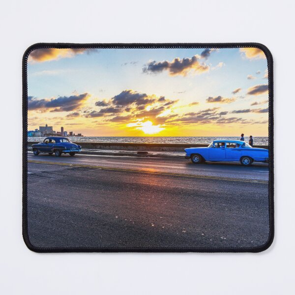 Item preview, Vintage Cars at Sunset on Havana's Malecon designed and sold by Paul Thompson Photography.