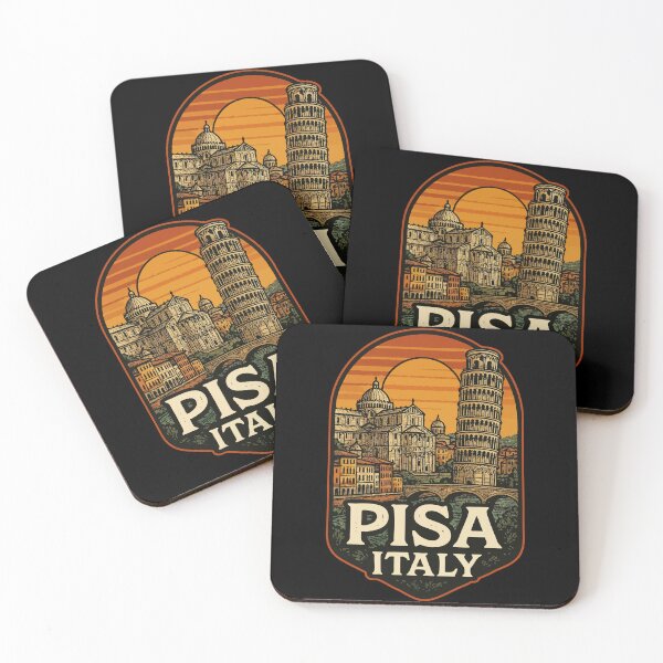 Item preview, Pisa Italy Retro Vintage Europe Travel designed and sold by TomFrontierArt.