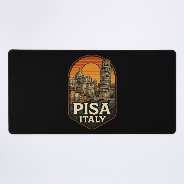 Item preview, Pisa Italy Retro Vintage Europe Travel designed and sold by TomFrontierArt.