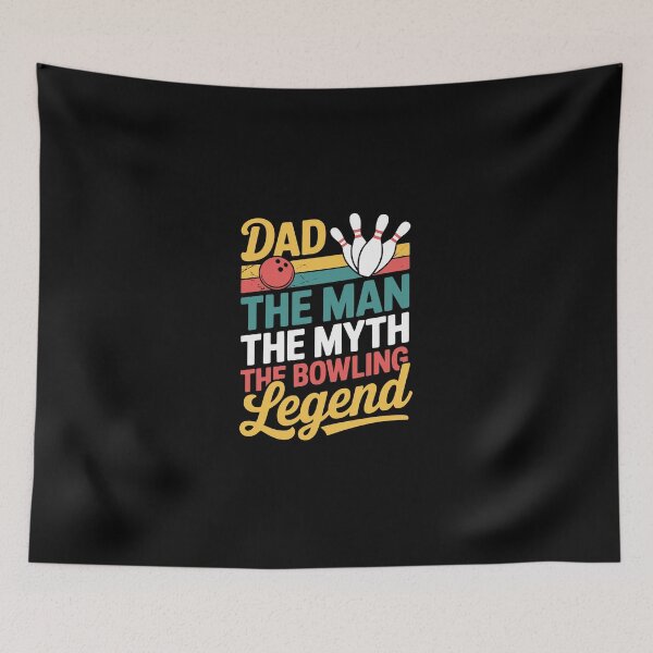 Item preview, dad the man the myth the bowling legend  designed and sold by jkrphoto.
