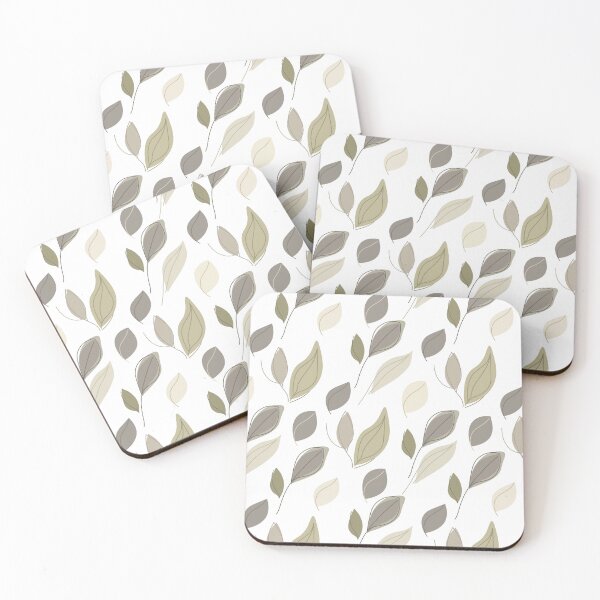 Item preview, Neutral Toned Falling Leaves designed and sold by BetweenForms.