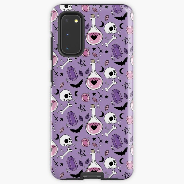 Bats, Bottles & Bones Pattern Samsung Galaxy Tough Case