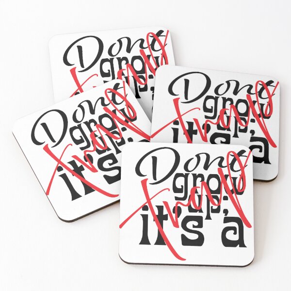 Item preview, Don't grow up; it's a trap graphic illustration. designed and sold by Art-Horizon.