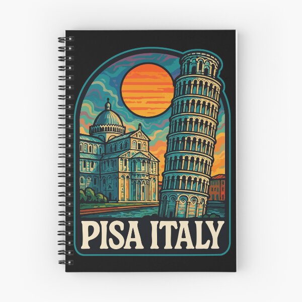 Item preview, Pisa Italy Trippy Art Europe Travel designed and sold by TomFrontierArt.