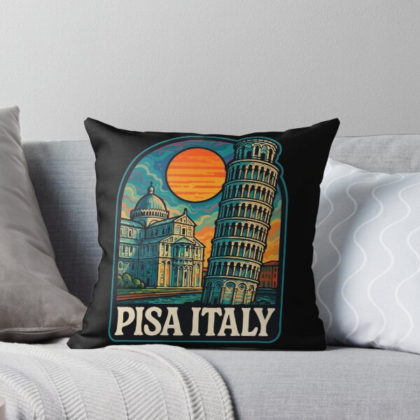 Item preview, Pisa Italy Trippy Art Europe Travel designed and sold by TomFrontierArt.