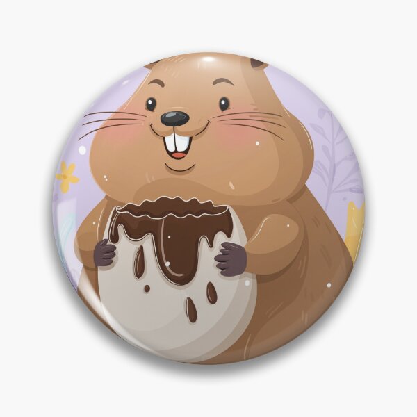Item preview, Chocolate Easter Beaver – Cute Sweet designed and sold by apseen.