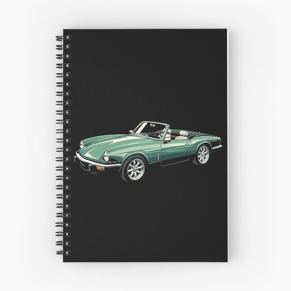 Item preview, 1973 Triumph Spitfire – Classic Green British Roadster Art Print designed and sold by Stinky Lincy's Apparel Company.