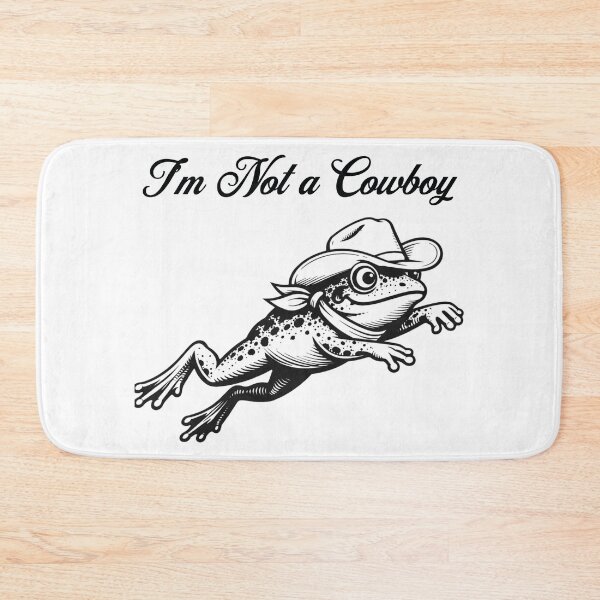 Item preview, Cowboy Frog Meme – “I’m Not a Cowboy” designed and sold by Analog Aura .