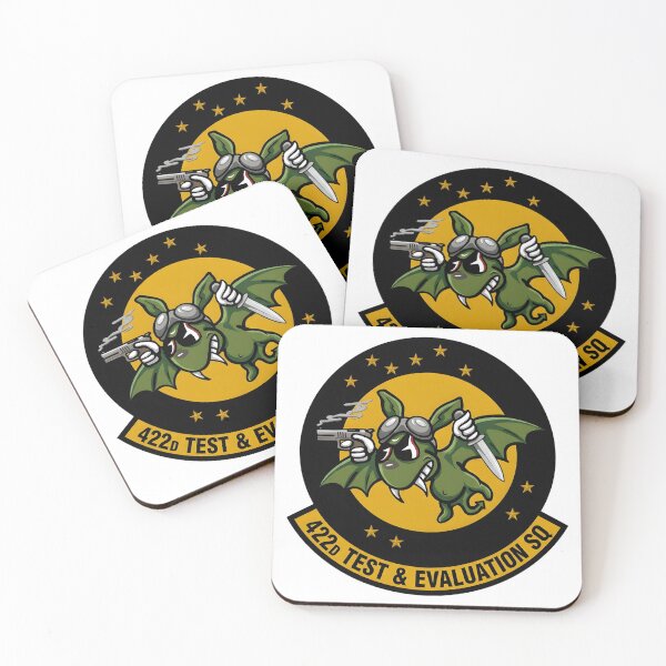 Item preview, 422d Test and Evaluation Squadron "Green Bat" Military Patch designed and sold by CharlieDesings.