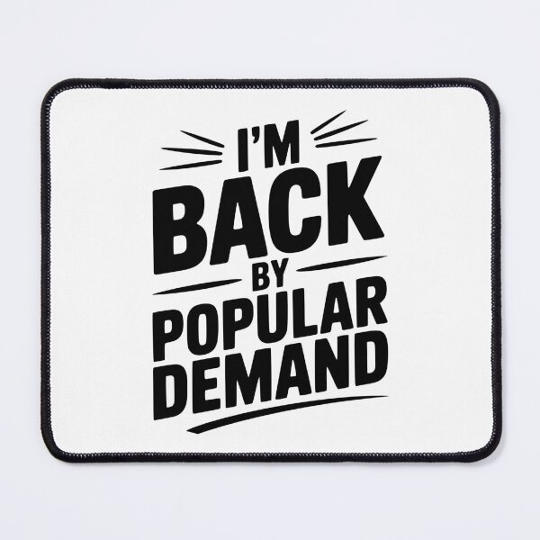 Item preview, I'm Back by Popular Demand designed and sold by Frank Ring.