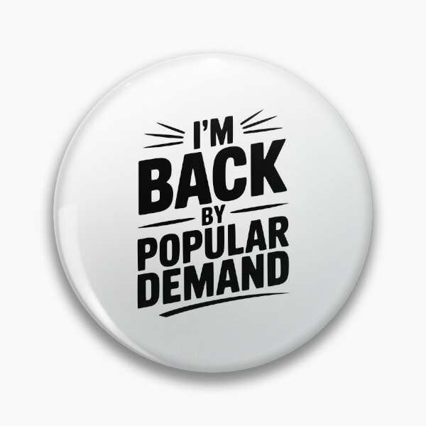 Item preview, I'm Back by Popular Demand designed and sold by Frank Ring.