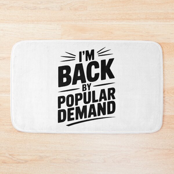 Item preview, I'm Back by Popular Demand designed and sold by Frank Ring.