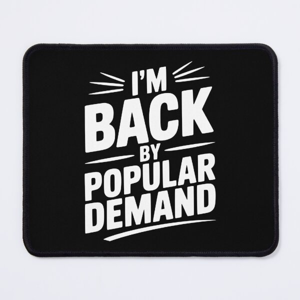 Item preview, I'm Back by Popular Demand designed and sold by Frank Ring.
