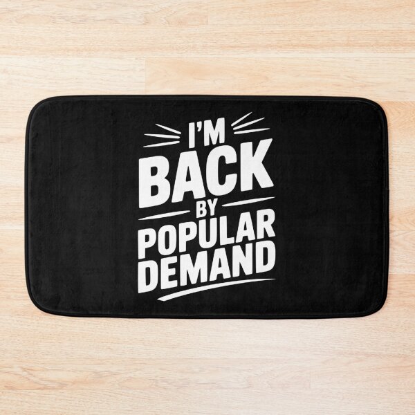 Item preview, I'm Back by Popular Demand designed and sold by Frank Ring.