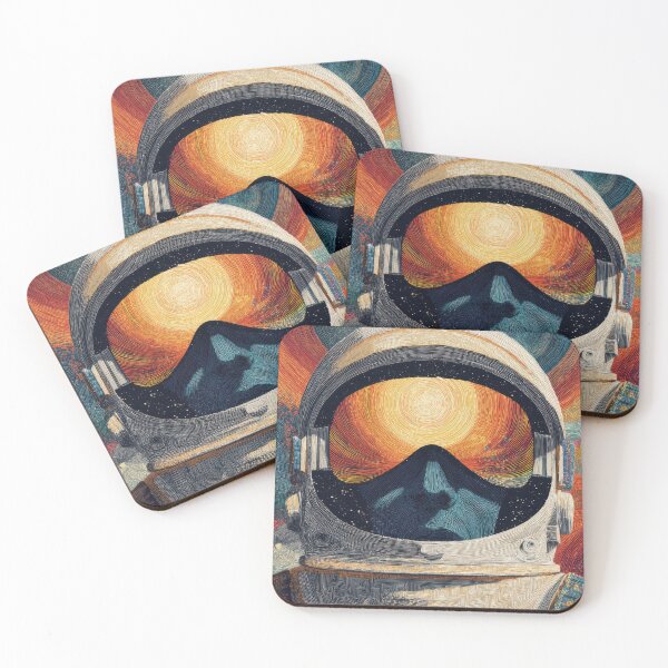 Item preview, Astronaut explores cosmic colors designed and sold by anytka.