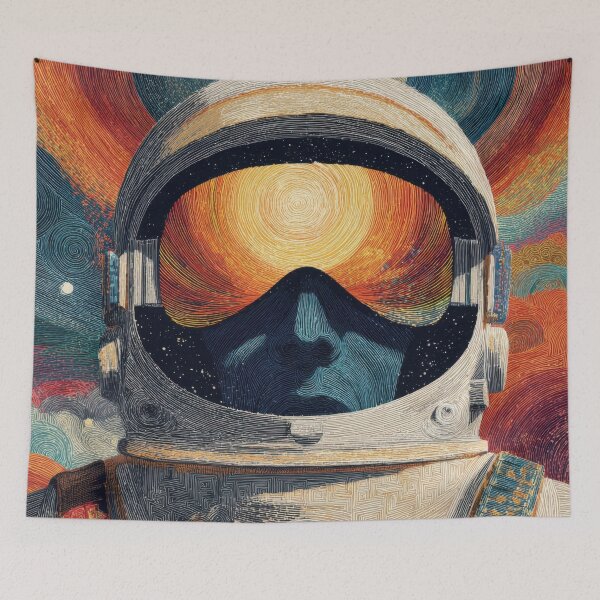 Item preview, Astronaut explores cosmic colors designed and sold by anytka.