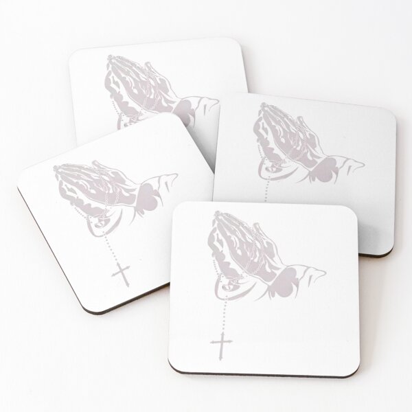 Item preview, Praying Hands with Cross Chain designed and sold by Pelikanu12.