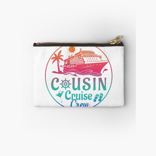 Item preview, Cousin Cruise Crew 2026 Colorful Tropical Vacation Logo designed and sold by PixelWaveBD.