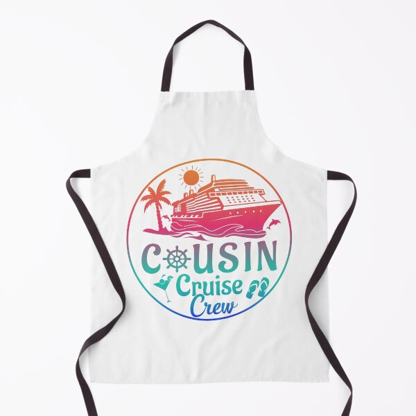 Item preview, Cousin Cruise Crew 2026 Colorful Tropical Vacation Logo designed and sold by PixelWaveBD.