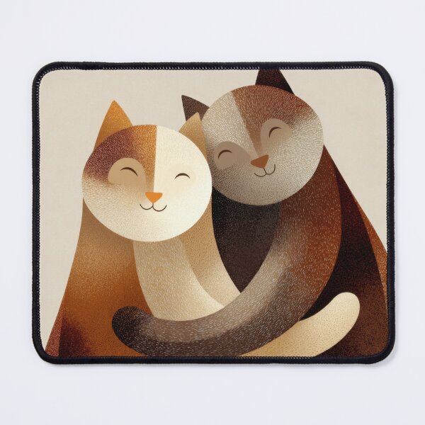 Item preview, Cats embracing warmly designed and sold by anytka.