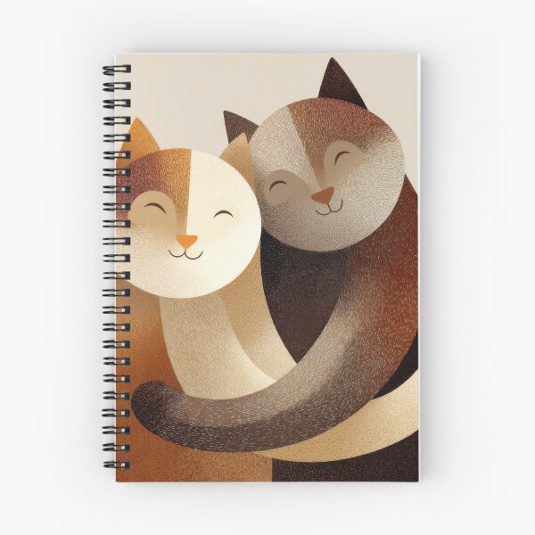 Item preview, Cats embracing warmly designed and sold by anytka.