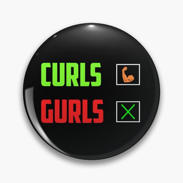 Item preview, Curls Not Gurls designed and sold by TheFineShirt.