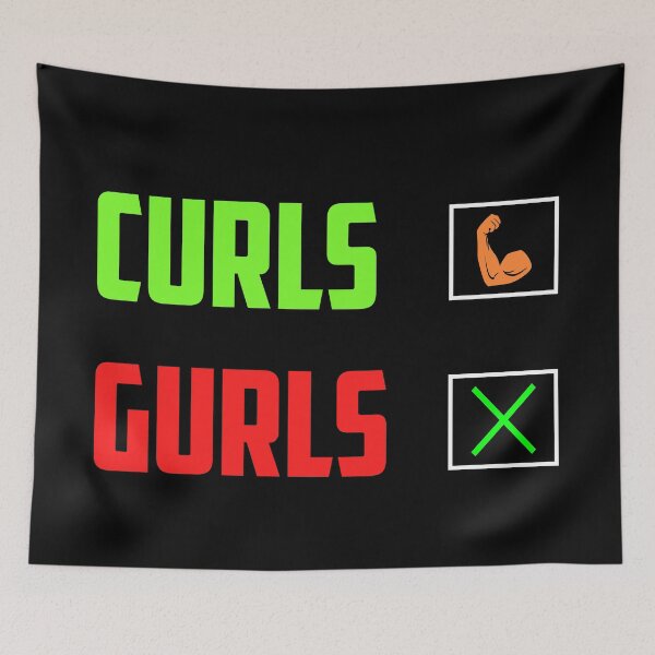Item preview, Curls Not Gurls designed and sold by TheFineShirt.