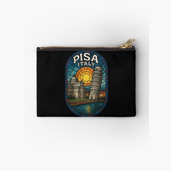 Item preview, Pisa Italy Stained Glass Art Travel designed and sold by TomFrontierArt.