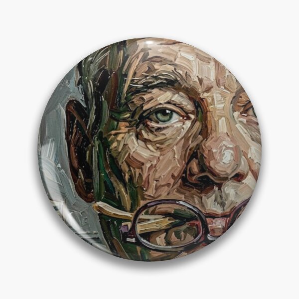 Item preview, The King of Deadpan: Bill Murray Spectacles Impasto Portrait designed and sold by Art's Diner.